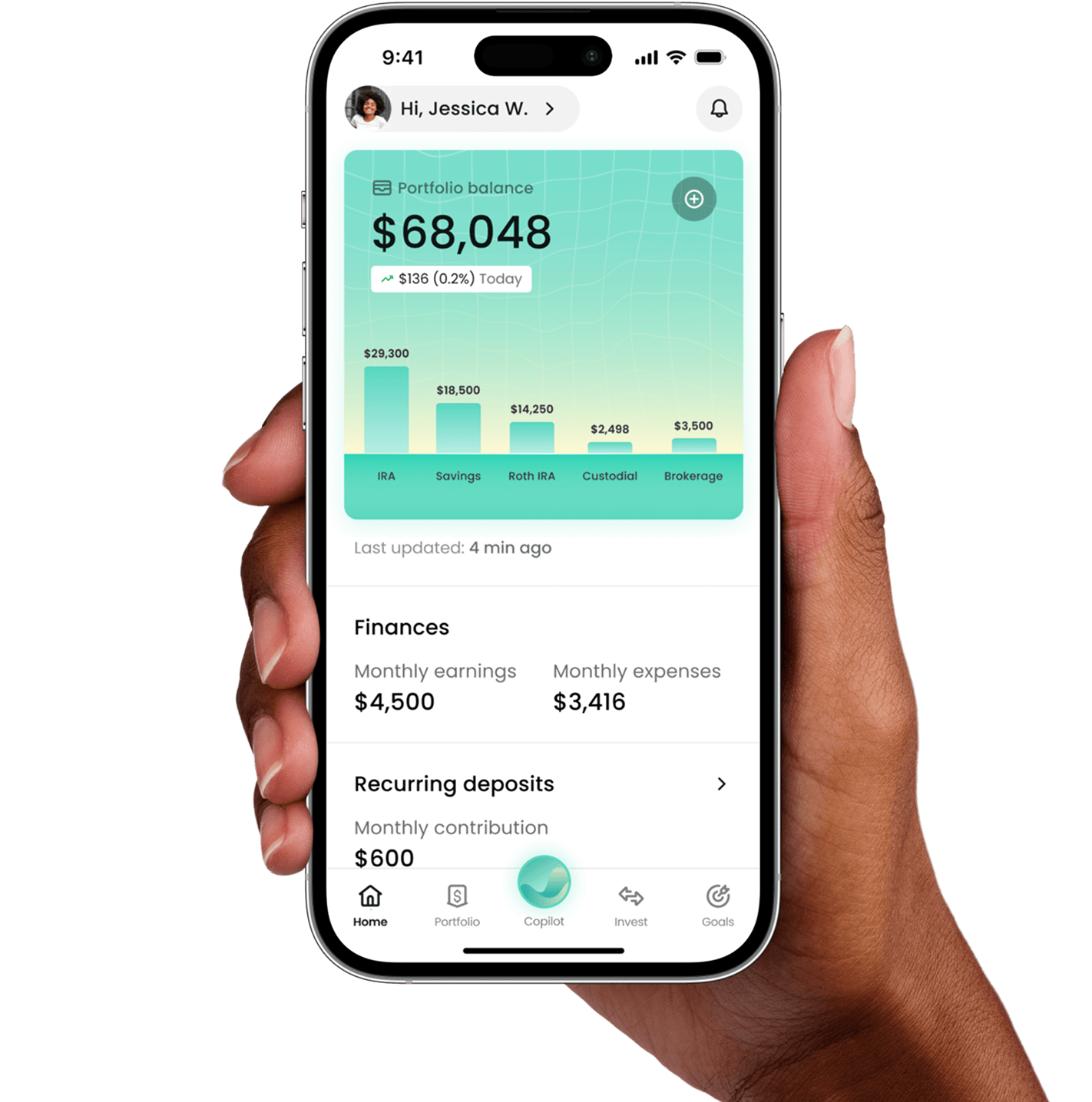 Bonsai AI financial planning app on iPhone – personalized money plan in one place